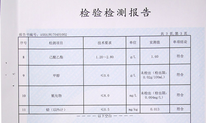 4.7總酸總醅不能反饋酒精勾兌酒的品質(zhì)，但能反饋純糧酒的品質(zhì)